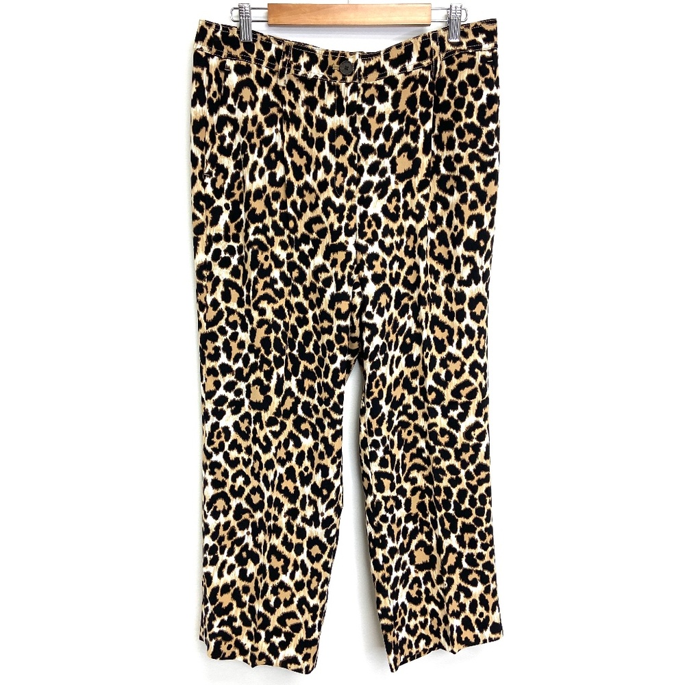 J Crew | Leopard Print Pant Ankle NWT